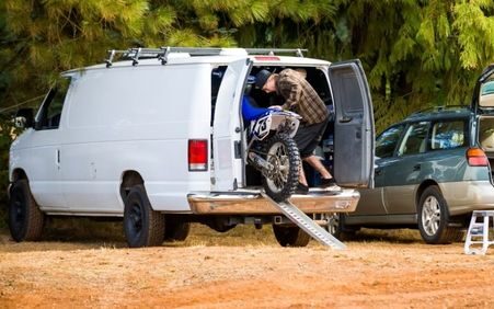 How to Load a Dirt Bike Into a Truck